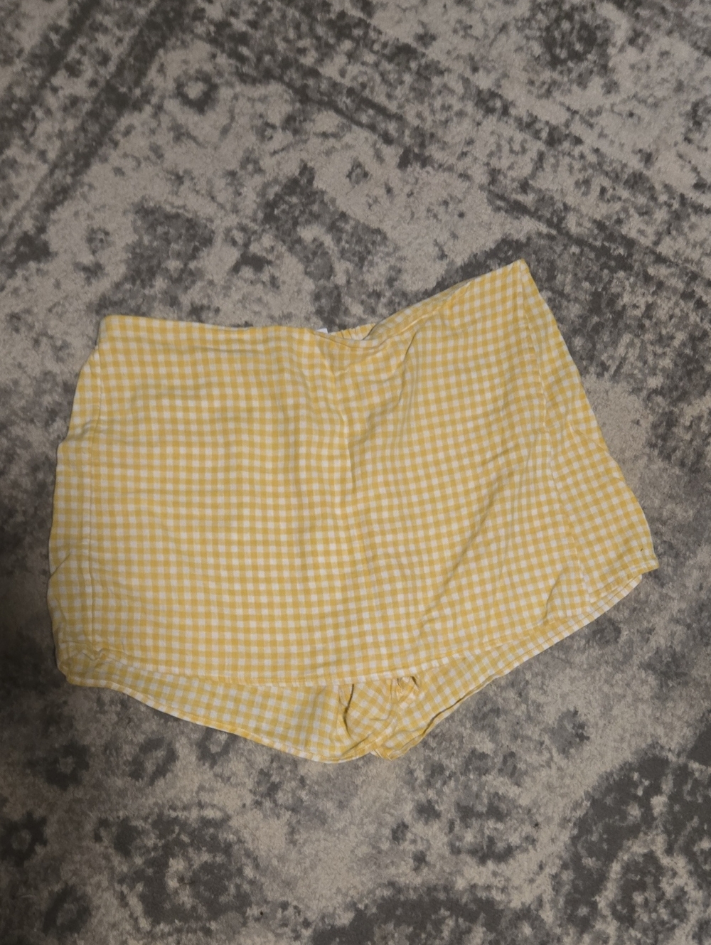 Yellow Gingham Women’s Skort